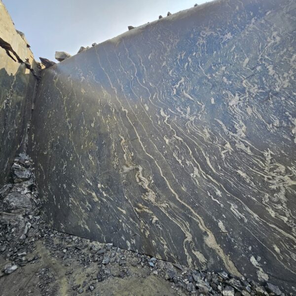 Product Overview: Reliance Titanium Black & Forest Black Granite is a luxurious natural stone celebrated for its striking black background enriched with flowing golden and white veins. Mined from our owned quarry, this granite represents strength, elegance, and timeless beauty — making it a preferred choice for high-end architectural and interior projects across the globe. Each block is a unique creation of nature, offering unmatched character and visual depth. Technical Specifications: Title Reliance Titanium Black & Forest Black Granite Block Stone Type Granite Block Type Gangsaw Block Block Size 300 CM x 180 CM x 180 CM (LXWXH) Color Deep Black with Gold & White Veins Surface Finish Options Wire Saw Cut Density 2960-3000 kg/m3 Compressive Strength 200-250 MPa Water Absorption 0.2%-0.3% Hardness (Mohs) 6 to 7 Porosity Low Origin India Applications Slabs, Countertops, Flooring, Wall Cladding, Interior Key Features: Elegant Aesthetic Appeal: Deep jet-black background enhanced by golden and silver waves — a naturally luxurious look. Superior Strength & Durability: Excellent structural integrity and long-term performance in varied climates. High Polish Retention: Achieves exceptional gloss and mirror-like reflection after finishing. Consistent Texture: Uniform color and grain suitable for large-scale architectural applications. Versatile Application Range: Perfect for multiple interior purposes. Low Maintenance: Resistant to stains, scratches, and moisture, ensuring lasting beauty with minimal upkeep. Export-Grade Blocks: Carefully selected and cut for optimal slab yield and international market standards. Recommended Uses: Kitchen Countertops & Islands Luxury Flooring & Staircases Hotel Lobbies & Reception Areas Wall Cladding & Facades Memorials & Monuments Designer Furniture Tops Why Choose Reliance Titanium Black Granite and Forest Black Granite? Our granite is preferred by export buyers because of: Natural white veins and attractive deep black surface Zero crack, high strength and durability, suitable for projects & reprocessing Consistent Gang Saw block sizes Strict quality checks for each block before shipment Reliable and stable long-term supply Export Capabilities & Payment Terms: We provide smooth, professional export handling with: Payment Options: L/C at sight (Letter of Credit at sight) D/P (Documents Against Payment) T/T advance (if preferred by the buyer) Shipping Documents Provided: Bill of Lading (BL) Commercial Invoice Packing List Certificate of Origin Other documents as per buyer requirements Shipping Price Options: FOB (Indian Port) CNF (any destination port globally) Our logistics team ensures timely loading, documentation, and shipment coordination for a hassle-free experience. About Reliance Mines & Minerals We have a strong presence in the global stone industry, regularly exporting to China, Germany, USA, Oman, and Qatar . Our team is experienced in international trade procedures, ensuring professional communication and smooth cooperation with all partners. We Welcome Your Inquiry If your company is seeking a reliable supplier for premium Titanium black & Forest black granite blocks, we would be pleased to offer quotations, block photos, videos and quarry videos and further details. We look forward to establishing a long-term and successful business relationship with your esteemed company. More About Reliance Titanium Black & Forest Black Granite: Reliance Titanium Black & Forest Black Granite combines natural elegance with engineering excellence. Its bold veins and premium polish bring sophistication to any architectural space, while its robust physical properties ensure durability even in demanding environments. Each block is meticulously extracted and inspected to meet international export quality benchmarks. Reliance Mines & Minerals specializes in the sales and global export of premium granite blocks and slabs. With years of experience in the stone industry, we have established a strong presence in international markets. We are committed to delivering top-quality granite with timely and reliable shipments to major ports worldwide. Our dedicated sales and logistics team is highly skilled in managing export documentation, container loading, and shipping procedures, ensuring a smooth and hassle-free experience for our clients. At the heart of our business is a focus on excellence, professionalism, and customer satisfaction, making us a trusted partner for granite buyers around the globe. 印度 花岗岩 块料 泰坦黑 花岗岩 印度 森林黑 花岗岩 印度 印度 花岗岩 块料, 印度 出口 花岗岩 块, 印度花岗岩原石 中国进口 India granite block Titanium Black granite India Forest Black granite India Granite Blocks Titanium Black Granite Reliance Titanium Black Granite Titanium Black Granite Slabs Polished Titanium Black Granite Bookmatch Titanium Black Granite Titanium Black Granite Exporters India Titanium Black Granite Suppliers Titanium Black Granite Manufacturers Exotic Black Granite with White Veins Deep Black Granite Slabs Mirror Polished Granite Luxury Granite for Interior Walls Natural Stone for Modern Architecture High Gloss Granite Panels Bookmatched Granite Wall Design Black Granite for Hotel Lobby & Flooring Designer Granite Slabs for Projects Indian Granite Exporters Premium Granite from India Granite Slabs for Export Worldwide Granite Supplier Natural Stone Exporter from India Wholesale Granite Supplier Black Granite for Construction & Interiors Architectural Granite Stone Supplier Custom Cut Granite Slabs Export Granite for Wall Cladding Granite for Flooring Granite for Kitchen Countertops Granite for Hotel & Commercial Projects Interior Stone Cladding Luxury Stone for Architects & Designers Black Forest Granite supplier Black Forest Granite manufacturer Black Forest Granite exporter Black Forest Granite quarry Black Forest Granite wholesaler Black Forest Granite seller Buy Black Forest Granite blocks Buy Black Forest Granite slabs Black Forest Granite for flooring Black Forest Granite for countertops Black Forest Granite for wall cladding Black Forest Granite price per sqm Black Forest Granite bulk supplier Black Forest Granite block exporter Black Forest Granite slab manufacturer Black Forest Granite quarry owner Black Forest Granite wholesale price Black Forest Granite large quantity supplier Black Forest Granite custom sizes Black Forest Granite supplier India Black Forest Granite manufacturer India Black Forest Granite exporter India Black Forest Granite quarry India Black Forest Granite supplier [Your City/State] Black Forest Granite international exporter Premium Black Forest Granite supplier Natural Black Forest Granite stone High quality Black Forest Granite slabs Black Forest Granite direct from quarry Black Forest Granite blocks for export Black Forest Granite polished slabs Black granite stone supplier Natural granite stone exporter Indian black granite manufacturer Granite blocks and slabs exporter Dimension stone granite supplier Nebula Wave Granite Stone Manufacturer Export Quality Blocks Supplier Quarry Reliance Mines India Titanium Black Granite Stone Manufacturer Export Quality Blocks Supplier Quarry Reliance Mines India Cosmic Black Granite Stone Manufacturer Export Quality Blocks Supplier Quarry Reliance Mines India Marquina Black Granite Stone Manufacturer Export Quality Blocks Supplier Quarry Reliance Mines India Black Forest Granite Stone Manufacturer Export Quality Blocks Supplier Quarry Reliance Mines India #TitaniumBlackGranite #RelianceGranite #IndianGranite #GraniteExporter #LuxuryGranite #GraniteSupplier #BlackGranite #NaturalStoneIndia #GraniteSlabs #GraniteBookmatch #InteriorDesignStone #ArchitecturalStone #PremiumGranite #GraniteExport #GraniteDesigns #reliancemines #granite #marble #stone #quarry #forestblackgranite
