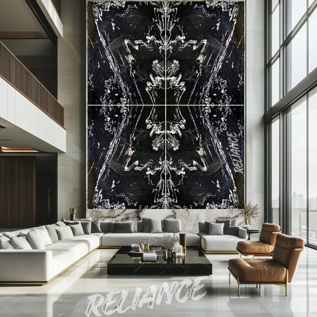 Titanium black granite forest black granite indian granite exporter blocks export quarry reliance mines & minerals india