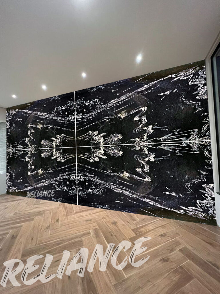 Titanium black granite forest black granite indian granite exporter blocks export quarry reliance mines & minerals india