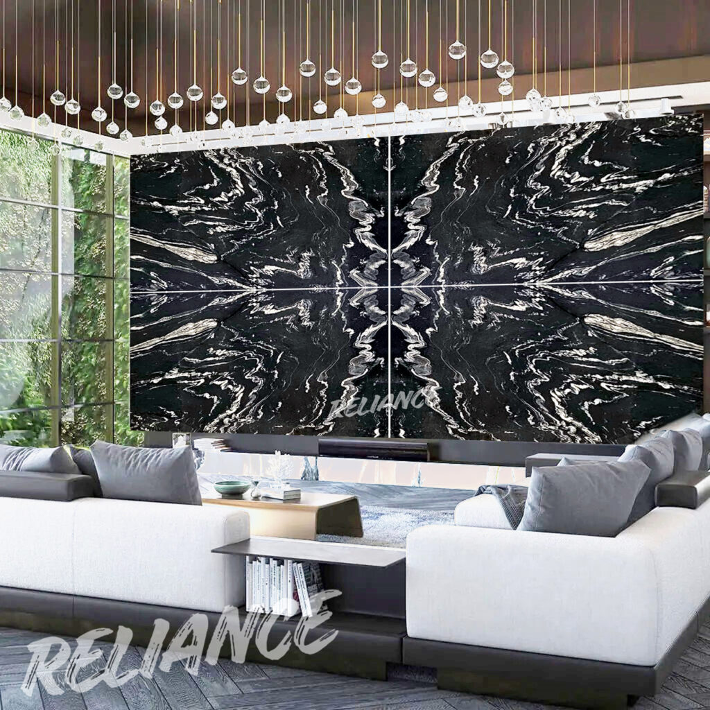 Titanium black granite forest black granite indian granite exporter blocks export quarry reliance mines & minerals india