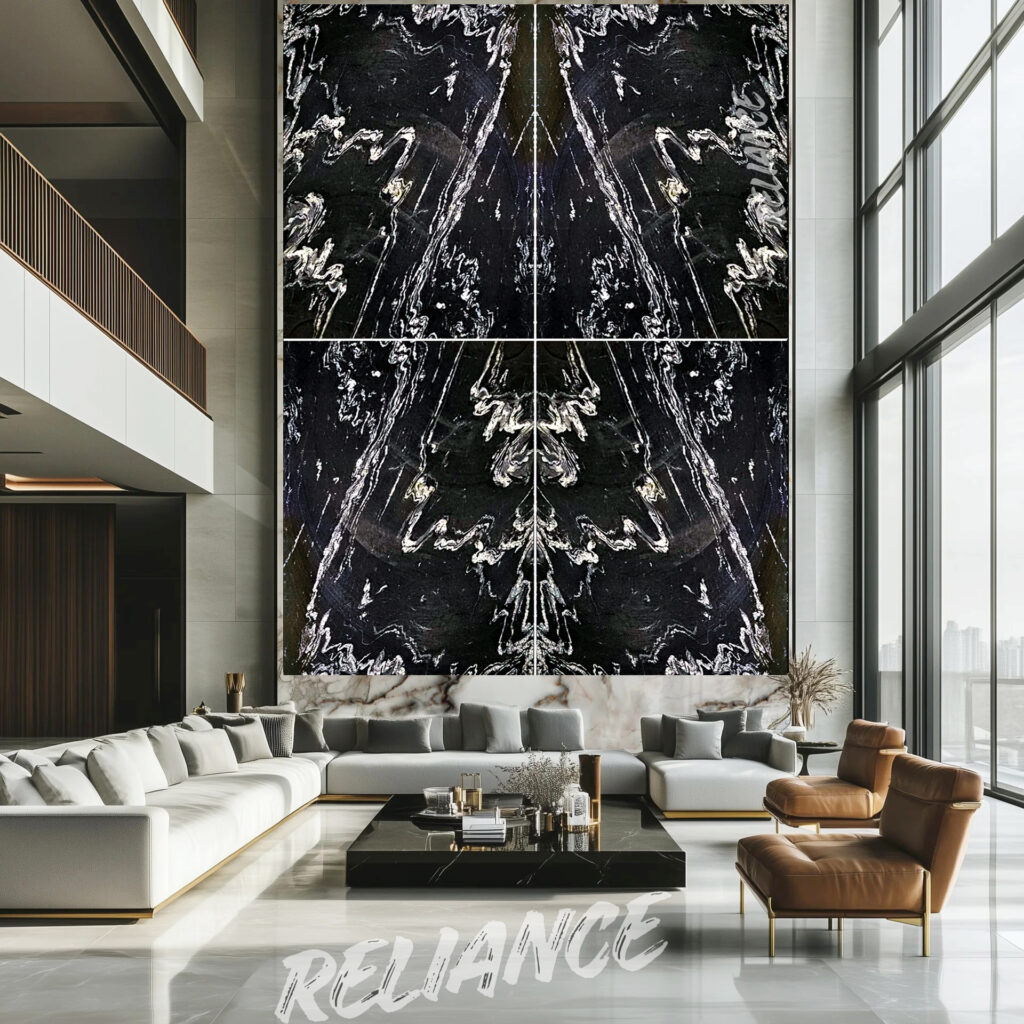 Titanium black granite forest black granite indian granite exporter blocks export quarry reliance mines & minerals india