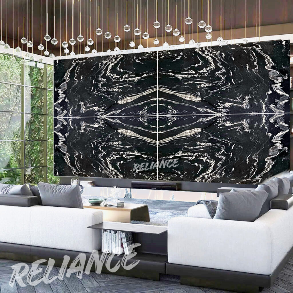 Titanium black granite forest black granite indian granite exporter blocks export quarry reliance mines & minerals india