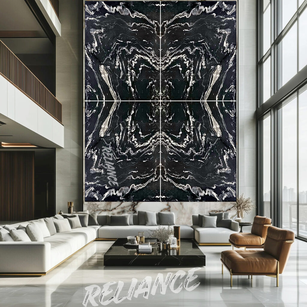 Titanium black granite forest black granite indian granite exporter blocks export quarry reliance mines & minerals india
