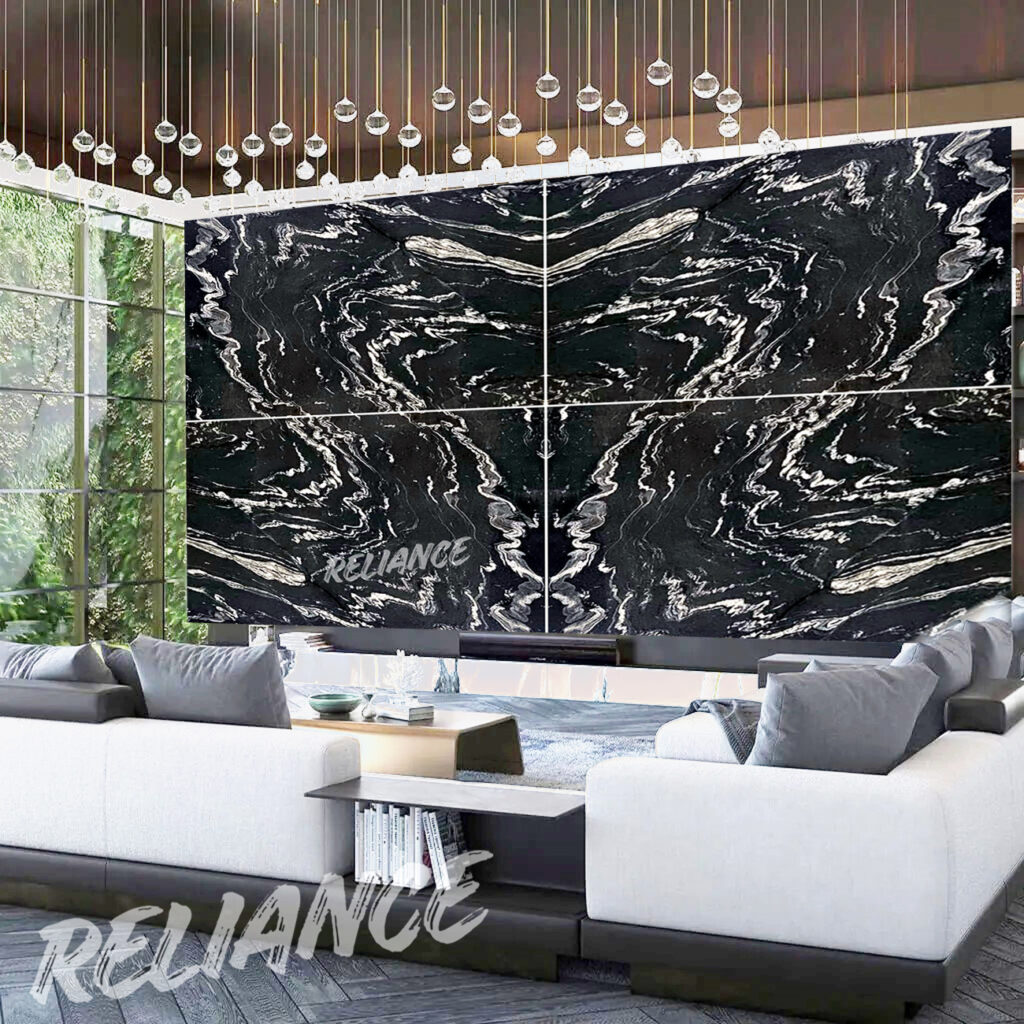 Titanium black granite forest black granite indian granite exporter blocks export quarry reliance mines & minerals india