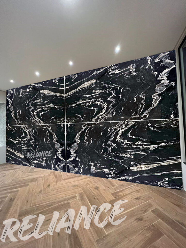 Titanium black granite forest black granite indian granite exporter blocks export quarry reliance mines & minerals india