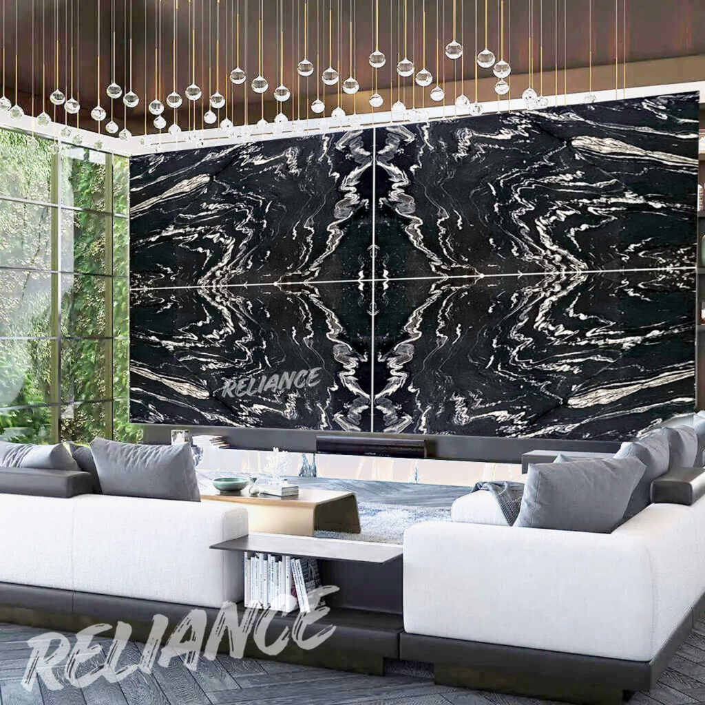 Titanium black granite forest black granite indian granite exporter blocks export quarry reliance mines & minerals india