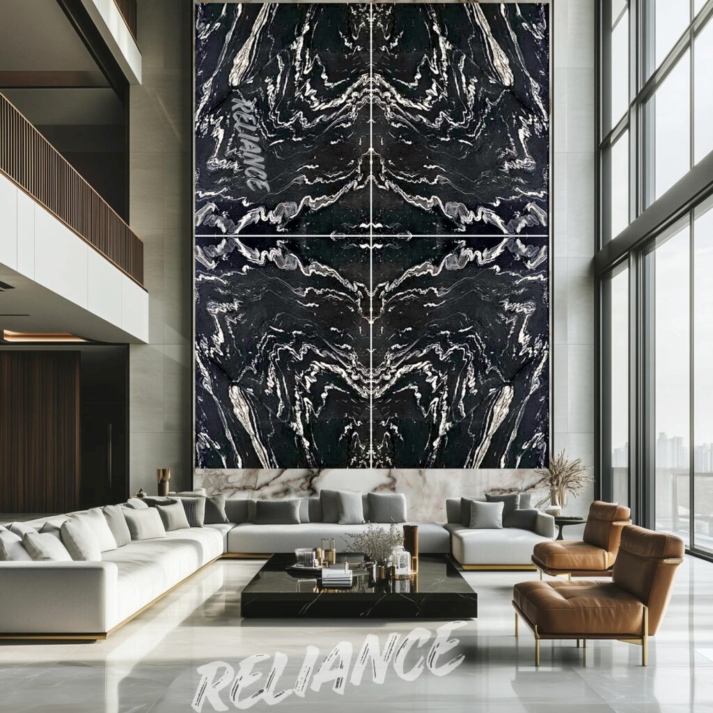 Titanium black granite forest black granite indian granite exporter blocks export quarry reliance mines & minerals india