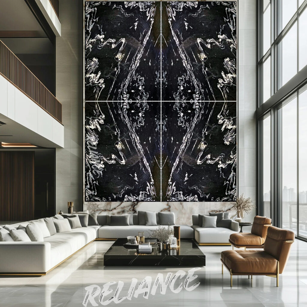 Titanium black granite forest black granite indian granite exporter blocks export quarry reliance mines & minerals india