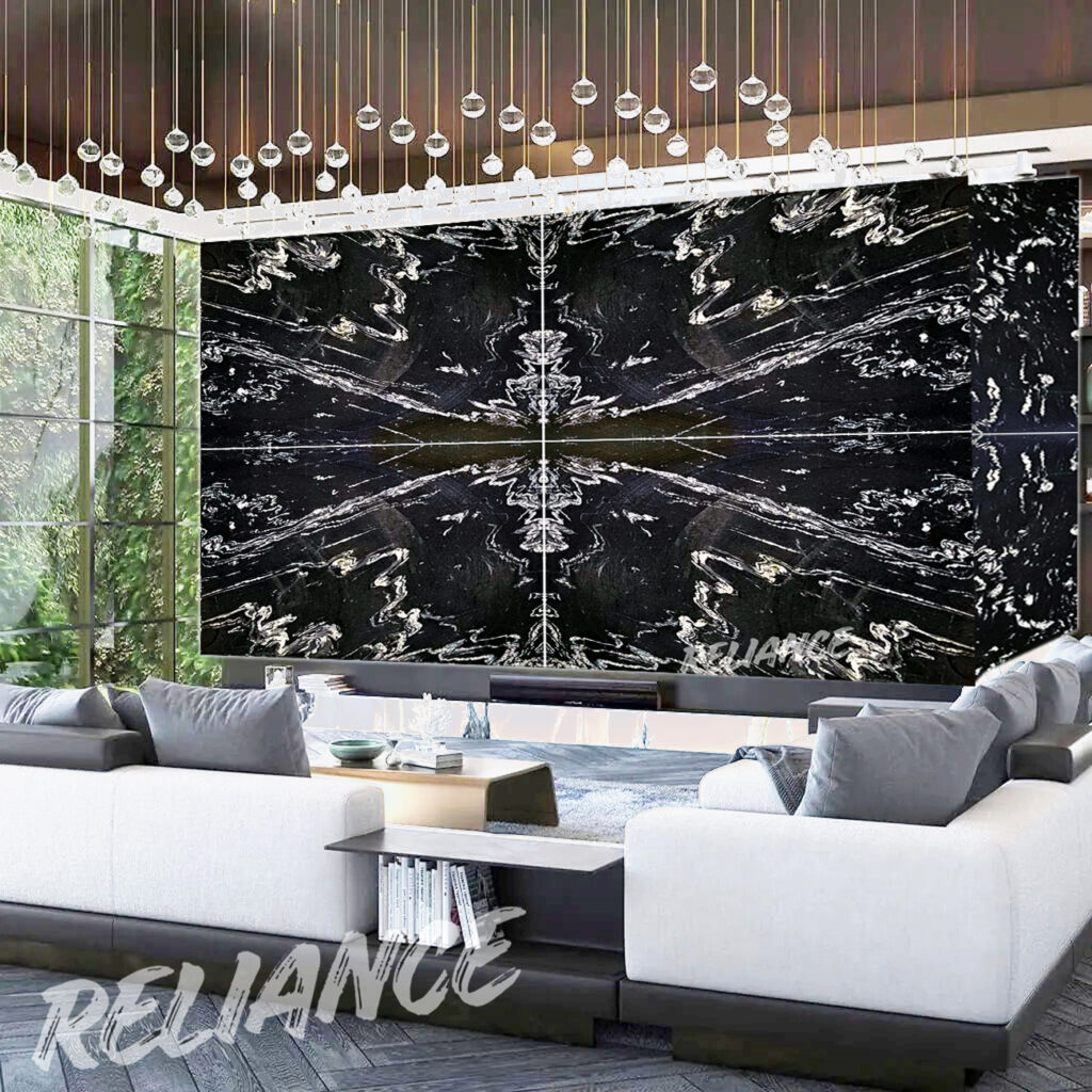 Titanium black granite forest black granite indian granite exporter blocks export quarry reliance mines & minerals india