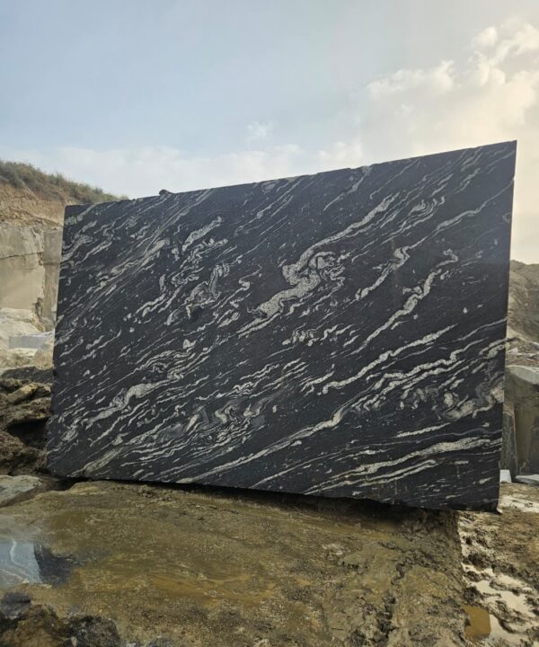 Product Overview: Reliance Titanium Black & Forest Black Granite is a luxurious natural stone celebrated for its striking black background enriched with flowing golden and white veins. Mined from our owned quarry, this granite represents strength, elegance, and timeless beauty — making it a preferred choice for high-end architectural and interior projects across the globe. Each block is a unique creation of nature, offering unmatched character and visual depth. Technical Specifications: Title Reliance Titanium Black & Forest Black Granite Block Stone Type Granite Block Type Gangsaw Block Block Size 300 CM x 180 CM x 180 CM (LXWXH) Color Deep Black with Gold & White Veins Surface Finish Options Wire Saw Cut Density 2960-3000 kg/m3 Compressive Strength 200-250 MPa Water Absorption 0.2%-0.3% Hardness (Mohs) 6 to 7 Porosity Low Origin India Applications Slabs, Countertops, Flooring, Wall Cladding, Interior Key Features: Elegant Aesthetic Appeal: Deep jet-black background enhanced by golden and silver waves — a naturally luxurious look. Superior Strength & Durability: Excellent structural integrity and long-term performance in varied climates. High Polish Retention: Achieves exceptional gloss and mirror-like reflection after finishing. Consistent Texture: Uniform color and grain suitable for large-scale architectural applications. Versatile Application Range: Perfect for multiple interior purposes. Low Maintenance: Resistant to stains, scratches, and moisture, ensuring lasting beauty with minimal upkeep. Export-Grade Blocks: Carefully selected and cut for optimal slab yield and international market standards. Recommended Uses: Kitchen Countertops & Islands Luxury Flooring & Staircases Hotel Lobbies & Reception Areas Wall Cladding & Facades Memorials & Monuments Designer Furniture Tops Why Choose Reliance Titanium Black Granite and Forest Black Granite? Our granite is preferred by export buyers because of: Natural white veins and attractive deep black surface Zero crack, high strength and durability, suitable for projects & reprocessing Consistent Gang Saw block sizes Strict quality checks for each block before shipment Reliable and stable long-term supply Export Capabilities & Payment Terms: We provide smooth, professional export handling with: Payment Options: L/C at sight (Letter of Credit at sight) D/P (Documents Against Payment) T/T advance (if preferred by the buyer) Shipping Documents Provided: Bill of Lading (BL) Commercial Invoice Packing List Certificate of Origin Other documents as per buyer requirements Shipping Price Options: FOB (Indian Port) CNF (any destination port globally) Our logistics team ensures timely loading, documentation, and shipment coordination for a hassle-free experience. About Reliance Mines & Minerals We have a strong presence in the global stone industry, regularly exporting to China, Germany, USA, Oman, and Qatar . Our team is experienced in international trade procedures, ensuring professional communication and smooth cooperation with all partners. We Welcome Your Inquiry If your company is seeking a reliable supplier for premium Titanium black & Forest black granite blocks, we would be pleased to offer quotations, block photos, videos and quarry videos and further details. We look forward to establishing a long-term and successful business relationship with your esteemed company. More About Reliance Titanium Black & Forest Black Granite: Reliance Titanium Black & Forest Black Granite combines natural elegance with engineering excellence. Its bold veins and premium polish bring sophistication to any architectural space, while its robust physical properties ensure durability even in demanding environments. Each block is meticulously extracted and inspected to meet international export quality benchmarks. Reliance Mines & Minerals specializes in the sales and global export of premium granite blocks and slabs. With years of experience in the stone industry, we have established a strong presence in international markets. We are committed to delivering top-quality granite with timely and reliable shipments to major ports worldwide. Our dedicated sales and logistics team is highly skilled in managing export documentation, container loading, and shipping procedures, ensuring a smooth and hassle-free experience for our clients. At the heart of our business is a focus on excellence, professionalism, and customer satisfaction, making us a trusted partner for granite buyers around the globe. 印度 花岗岩 块料 泰坦黑 花岗岩 印度 森林黑 花岗岩 印度 印度 花岗岩 块料, 印度 出口 花岗岩 块, 印度花岗岩原石 中国进口 India granite block Titanium Black granite India Forest Black granite India Granite Blocks Titanium Black Granite Reliance Titanium Black Granite Titanium Black Granite Slabs Polished Titanium Black Granite Bookmatch Titanium Black Granite Titanium Black Granite Exporters India Titanium Black Granite Suppliers Titanium Black Granite Manufacturers Exotic Black Granite with White Veins Deep Black Granite Slabs Mirror Polished Granite Luxury Granite for Interior Walls Natural Stone for Modern Architecture High Gloss Granite Panels Bookmatched Granite Wall Design Black Granite for Hotel Lobby & Flooring Designer Granite Slabs for Projects Indian Granite Exporters Premium Granite from India Granite Slabs for Export Worldwide Granite Supplier Natural Stone Exporter from India Wholesale Granite Supplier Black Granite for Construction & Interiors Architectural Granite Stone Supplier Custom Cut Granite Slabs Export Granite for Wall Cladding Granite for Flooring Granite for Kitchen Countertops Granite for Hotel & Commercial Projects Interior Stone Cladding Luxury Stone for Architects & Designers Black Forest Granite supplier Black Forest Granite manufacturer Black Forest Granite exporter Black Forest Granite quarry Black Forest Granite wholesaler Black Forest Granite seller Buy Black Forest Granite blocks Buy Black Forest Granite slabs Black Forest Granite for flooring Black Forest Granite for countertops Black Forest Granite for wall cladding Black Forest Granite price per sqm Black Forest Granite bulk supplier Black Forest Granite block exporter Black Forest Granite slab manufacturer Black Forest Granite quarry owner Black Forest Granite wholesale price Black Forest Granite large quantity supplier Black Forest Granite custom sizes Black Forest Granite supplier India Black Forest Granite manufacturer India Black Forest Granite exporter India Black Forest Granite quarry India Black Forest Granite supplier [Your City/State] Black Forest Granite international exporter Premium Black Forest Granite supplier Natural Black Forest Granite stone High quality Black Forest Granite slabs Black Forest Granite direct from quarry Black Forest Granite blocks for export Black Forest Granite polished slabs Black granite stone supplier Natural granite stone exporter Indian black granite manufacturer Granite blocks and slabs exporter Dimension stone granite supplier Nebula Wave Granite Stone Manufacturer Export Quality Blocks Supplier Quarry Reliance Mines India Titanium Black Granite Stone Manufacturer Export Quality Blocks Supplier Quarry Reliance Mines India Cosmic Black Granite Stone Manufacturer Export Quality Blocks Supplier Quarry Reliance Mines India Marquina Black Granite Stone Manufacturer Export Quality Blocks Supplier Quarry Reliance Mines India Black Forest Granite Stone Manufacturer Export Quality Blocks Supplier Quarry Reliance Mines India #TitaniumBlackGranite #RelianceGranite #IndianGranite #GraniteExporter #LuxuryGranite #GraniteSupplier #BlackGranite #NaturalStoneIndia #GraniteSlabs #GraniteBookmatch #InteriorDesignStone #ArchitecturalStone #PremiumGranite #GraniteExport #GraniteDesigns #reliancemines #granite #marble #stone #quarry #forestblackgranite