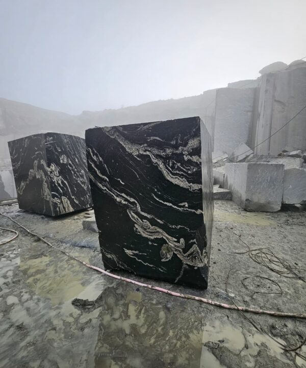 Product Overview: Reliance Titanium Black & Forest Black Granite is a luxurious natural stone celebrated for its striking black background enriched with flowing golden and white veins. Mined from our owned quarry, this granite represents strength, elegance, and timeless beauty — making it a preferred choice for high-end architectural and interior projects across the globe. Each block is a unique creation of nature, offering unmatched character and visual depth. Technical Specifications: Title Reliance Titanium Black & Forest Black Granite Block Stone Type Granite Block Type Gangsaw Block Block Size 300 CM x 180 CM x 180 CM (LXWXH) Color Deep Black with Gold & White Veins Surface Finish Options Wire Saw Cut Density 2960-3000 kg/m3 Compressive Strength 200-250 MPa Water Absorption 0.2%-0.3% Hardness (Mohs) 6 to 7 Porosity Low Origin India Applications Slabs, Countertops, Flooring, Wall Cladding, Interior Key Features: Elegant Aesthetic Appeal: Deep jet-black background enhanced by golden and silver waves — a naturally luxurious look. Superior Strength & Durability: Excellent structural integrity and long-term performance in varied climates. High Polish Retention: Achieves exceptional gloss and mirror-like reflection after finishing. Consistent Texture: Uniform color and grain suitable for large-scale architectural applications. Versatile Application Range: Perfect for multiple interior purposes. Low Maintenance: Resistant to stains, scratches, and moisture, ensuring lasting beauty with minimal upkeep. Export-Grade Blocks: Carefully selected and cut for optimal slab yield and international market standards. Recommended Uses: Kitchen Countertops & Islands Luxury Flooring & Staircases Hotel Lobbies & Reception Areas Wall Cladding & Facades Memorials & Monuments Designer Furniture Tops Why Choose Reliance Titanium Black Granite and Forest Black Granite? Our granite is preferred by export buyers because of: Natural white veins and attractive deep black surface Zero crack, high strength and durability, suitable for projects & reprocessing Consistent Gang Saw block sizes Strict quality checks for each block before shipment Reliable and stable long-term supply Export Capabilities & Payment Terms: We provide smooth, professional export handling with: Payment Options: L/C at sight (Letter of Credit at sight) D/P (Documents Against Payment) T/T advance (if preferred by the buyer) Shipping Documents Provided: Bill of Lading (BL) Commercial Invoice Packing List Certificate of Origin Other documents as per buyer requirements Shipping Price Options: FOB (Indian Port) CNF (any destination port globally) Our logistics team ensures timely loading, documentation, and shipment coordination for a hassle-free experience. About Reliance Mines & Minerals We have a strong presence in the global stone industry, regularly exporting to China, Germany, USA, Oman, and Qatar . Our team is experienced in international trade procedures, ensuring professional communication and smooth cooperation with all partners. We Welcome Your Inquiry If your company is seeking a reliable supplier for premium Titanium black & Forest black granite blocks, we would be pleased to offer quotations, block photos, videos and quarry videos and further details. We look forward to establishing a long-term and successful business relationship with your esteemed company. More About Reliance Titanium Black & Forest Black Granite: Reliance Titanium Black & Forest Black Granite combines natural elegance with engineering excellence. Its bold veins and premium polish bring sophistication to any architectural space, while its robust physical properties ensure durability even in demanding environments. Each block is meticulously extracted and inspected to meet international export quality benchmarks. Reliance Mines & Minerals specializes in the sales and global export of premium granite blocks and slabs. With years of experience in the stone industry, we have established a strong presence in international markets. We are committed to delivering top-quality granite with timely and reliable shipments to major ports worldwide. Our dedicated sales and logistics team is highly skilled in managing export documentation, container loading, and shipping procedures, ensuring a smooth and hassle-free experience for our clients. At the heart of our business is a focus on excellence, professionalism, and customer satisfaction, making us a trusted partner for granite buyers around the globe. 印度 花岗岩 块料 泰坦黑 花岗岩 印度 森林黑 花岗岩 印度 印度 花岗岩 块料, 印度 出口 花岗岩 块, 印度花岗岩原石 中国进口 India granite block Titanium Black granite India Forest Black granite India Granite Blocks Titanium Black Granite Reliance Titanium Black Granite Titanium Black Granite Slabs Polished Titanium Black Granite Bookmatch Titanium Black Granite Titanium Black Granite Exporters India Titanium Black Granite Suppliers Titanium Black Granite Manufacturers Exotic Black Granite with White Veins Deep Black Granite Slabs Mirror Polished Granite Luxury Granite for Interior Walls Natural Stone for Modern Architecture High Gloss Granite Panels Bookmatched Granite Wall Design Black Granite for Hotel Lobby & Flooring Designer Granite Slabs for Projects Indian Granite Exporters Premium Granite from India Granite Slabs for Export Worldwide Granite Supplier Natural Stone Exporter from India Wholesale Granite Supplier Black Granite for Construction & Interiors Architectural Granite Stone Supplier Custom Cut Granite Slabs Export Granite for Wall Cladding Granite for Flooring Granite for Kitchen Countertops Granite for Hotel & Commercial Projects Interior Stone Cladding Luxury Stone for Architects & Designers Black Forest Granite supplier Black Forest Granite manufacturer Black Forest Granite exporter Black Forest Granite quarry Black Forest Granite wholesaler Black Forest Granite seller Buy Black Forest Granite blocks Buy Black Forest Granite slabs Black Forest Granite for flooring Black Forest Granite for countertops Black Forest Granite for wall cladding Black Forest Granite price per sqm Black Forest Granite bulk supplier Black Forest Granite block exporter Black Forest Granite slab manufacturer Black Forest Granite quarry owner Black Forest Granite wholesale price Black Forest Granite large quantity supplier Black Forest Granite custom sizes Black Forest Granite supplier India Black Forest Granite manufacturer India Black Forest Granite exporter India Black Forest Granite quarry India Black Forest Granite supplier [Your City/State] Black Forest Granite international exporter Premium Black Forest Granite supplier Natural Black Forest Granite stone High quality Black Forest Granite slabs Black Forest Granite direct from quarry Black Forest Granite blocks for export Black Forest Granite polished slabs Black granite stone supplier Natural granite stone exporter Indian black granite manufacturer Granite blocks and slabs exporter Dimension stone granite supplier Nebula Wave Granite Stone Manufacturer Export Quality Blocks Supplier Quarry Reliance Mines India Titanium Black Granite Stone Manufacturer Export Quality Blocks Supplier Quarry Reliance Mines India Cosmic Black Granite Stone Manufacturer Export Quality Blocks Supplier Quarry Reliance Mines India Marquina Black Granite Stone Manufacturer Export Quality Blocks Supplier Quarry Reliance Mines India Black Forest Granite Stone Manufacturer Export Quality Blocks Supplier Quarry Reliance Mines India #TitaniumBlackGranite #RelianceGranite #IndianGranite #GraniteExporter #LuxuryGranite #GraniteSupplier #BlackGranite #NaturalStoneIndia #GraniteSlabs #GraniteBookmatch #InteriorDesignStone #ArchitecturalStone #PremiumGranite #GraniteExport #GraniteDesigns #reliancemines #granite #marble #stone #quarry #forestblackgranite