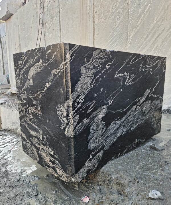 Product Overview: Reliance Titanium Black & Forest Black Granite is a luxurious natural stone celebrated for its striking black background enriched with flowing golden and white veins. Mined from our owned quarry, this granite represents strength, elegance, and timeless beauty — making it a preferred choice for high-end architectural and interior projects across the globe. Each block is a unique creation of nature, offering unmatched character and visual depth. Technical Specifications: Title Reliance Titanium Black & Forest Black Granite Block Stone Type Granite Block Type Gangsaw Block Block Size 300 CM x 180 CM x 180 CM (LXWXH) Color Deep Black with Gold & White Veins Surface Finish Options Wire Saw Cut Density 2960-3000 kg/m3 Compressive Strength 200-250 MPa Water Absorption 0.2%-0.3% Hardness (Mohs) 6 to 7 Porosity Low Origin India Applications Slabs, Countertops, Flooring, Wall Cladding, Interior Key Features: Elegant Aesthetic Appeal: Deep jet-black background enhanced by golden and silver waves — a naturally luxurious look. Superior Strength & Durability: Excellent structural integrity and long-term performance in varied climates. High Polish Retention: Achieves exceptional gloss and mirror-like reflection after finishing. Consistent Texture: Uniform color and grain suitable for large-scale architectural applications. Versatile Application Range: Perfect for multiple interior purposes. Low Maintenance: Resistant to stains, scratches, and moisture, ensuring lasting beauty with minimal upkeep. Export-Grade Blocks: Carefully selected and cut for optimal slab yield and international market standards. Recommended Uses: Kitchen Countertops & Islands Luxury Flooring & Staircases Hotel Lobbies & Reception Areas Wall Cladding & Facades Memorials & Monuments Designer Furniture Tops Why Choose Reliance Titanium Black Granite and Forest Black Granite? Our granite is preferred by export buyers because of: Natural white veins and attractive deep black surface Zero crack, high strength and durability, suitable for projects & reprocessing Consistent Gang Saw block sizes Strict quality checks for each block before shipment Reliable and stable long-term supply Export Capabilities & Payment Terms: We provide smooth, professional export handling with: Payment Options: L/C at sight (Letter of Credit at sight) D/P (Documents Against Payment) T/T advance (if preferred by the buyer) Shipping Documents Provided: Bill of Lading (BL) Commercial Invoice Packing List Certificate of Origin Other documents as per buyer requirements Shipping Price Options: FOB (Indian Port) CNF (any destination port globally) Our logistics team ensures timely loading, documentation, and shipment coordination for a hassle-free experience. About Reliance Mines & Minerals We have a strong presence in the global stone industry, regularly exporting to China, Germany, USA, Oman, and Qatar . Our team is experienced in international trade procedures, ensuring professional communication and smooth cooperation with all partners. We Welcome Your Inquiry If your company is seeking a reliable supplier for premium Titanium black & Forest black granite blocks, we would be pleased to offer quotations, block photos, videos and quarry videos and further details. We look forward to establishing a long-term and successful business relationship with your esteemed company. More About Reliance Titanium Black & Forest Black Granite: Reliance Titanium Black & Forest Black Granite combines natural elegance with engineering excellence. Its bold veins and premium polish bring sophistication to any architectural space, while its robust physical properties ensure durability even in demanding environments. Each block is meticulously extracted and inspected to meet international export quality benchmarks. Reliance Mines & Minerals specializes in the sales and global export of premium granite blocks and slabs. With years of experience in the stone industry, we have established a strong presence in international markets. We are committed to delivering top-quality granite with timely and reliable shipments to major ports worldwide. Our dedicated sales and logistics team is highly skilled in managing export documentation, container loading, and shipping procedures, ensuring a smooth and hassle-free experience for our clients. At the heart of our business is a focus on excellence, professionalism, and customer satisfaction, making us a trusted partner for granite buyers around the globe. 印度 花岗岩 块料 泰坦黑 花岗岩 印度 森林黑 花岗岩 印度 印度 花岗岩 块料, 印度 出口 花岗岩 块, 印度花岗岩原石 中国进口 India granite block Titanium Black granite India Forest Black granite India Granite Blocks Titanium Black Granite Reliance Titanium Black Granite Titanium Black Granite Slabs Polished Titanium Black Granite Bookmatch Titanium Black Granite Titanium Black Granite Exporters India Titanium Black Granite Suppliers Titanium Black Granite Manufacturers Exotic Black Granite with White Veins Deep Black Granite Slabs Mirror Polished Granite Luxury Granite for Interior Walls Natural Stone for Modern Architecture High Gloss Granite Panels Bookmatched Granite Wall Design Black Granite for Hotel Lobby & Flooring Designer Granite Slabs for Projects Indian Granite Exporters Premium Granite from India Granite Slabs for Export Worldwide Granite Supplier Natural Stone Exporter from India Wholesale Granite Supplier Black Granite for Construction & Interiors Architectural Granite Stone Supplier Custom Cut Granite Slabs Export Granite for Wall Cladding Granite for Flooring Granite for Kitchen Countertops Granite for Hotel & Commercial Projects Interior Stone Cladding Luxury Stone for Architects & Designers Black Forest Granite supplier Black Forest Granite manufacturer Black Forest Granite exporter Black Forest Granite quarry Black Forest Granite wholesaler Black Forest Granite seller Buy Black Forest Granite blocks Buy Black Forest Granite slabs Black Forest Granite for flooring Black Forest Granite for countertops Black Forest Granite for wall cladding Black Forest Granite price per sqm Black Forest Granite bulk supplier Black Forest Granite block exporter Black Forest Granite slab manufacturer Black Forest Granite quarry owner Black Forest Granite wholesale price Black Forest Granite large quantity supplier Black Forest Granite custom sizes Black Forest Granite supplier India Black Forest Granite manufacturer India Black Forest Granite exporter India Black Forest Granite quarry India Black Forest Granite supplier [Your City/State] Black Forest Granite international exporter Premium Black Forest Granite supplier Natural Black Forest Granite stone High quality Black Forest Granite slabs Black Forest Granite direct from quarry Black Forest Granite blocks for export Black Forest Granite polished slabs Black granite stone supplier Natural granite stone exporter Indian black granite manufacturer Granite blocks and slabs exporter Dimension stone granite supplier Nebula Wave Granite Stone Manufacturer Export Quality Blocks Supplier Quarry Reliance Mines India Titanium Black Granite Stone Manufacturer Export Quality Blocks Supplier Quarry Reliance Mines India Cosmic Black Granite Stone Manufacturer Export Quality Blocks Supplier Quarry Reliance Mines India Marquina Black Granite Stone Manufacturer Export Quality Blocks Supplier Quarry Reliance Mines India Black Forest Granite Stone Manufacturer Export Quality Blocks Supplier Quarry Reliance Mines India #TitaniumBlackGranite #RelianceGranite #IndianGranite #GraniteExporter #LuxuryGranite #GraniteSupplier #BlackGranite #NaturalStoneIndia #GraniteSlabs #GraniteBookmatch #InteriorDesignStone #ArchitecturalStone #PremiumGranite #GraniteExport #GraniteDesigns #reliancemines #granite #marble #stone #quarry #forestblackgranite