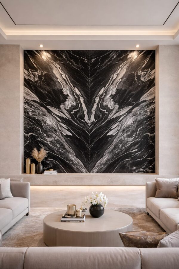 Product Overview: Reliance Titanium Black & Forest Black Granite is a luxurious natural stone celebrated for its striking black background enriched with flowing golden and white veins. Mined from our owned quarry, this granite represents strength, elegance, and timeless beauty — making it a preferred choice for high-end architectural and interior projects across the globe. Each block is a unique creation of nature, offering unmatched character and visual depth. Technical Specifications: Title Reliance Titanium Black & Forest Black Granite Block Stone Type Granite Block Type Gangsaw Block Block Size 300 CM x 180 CM x 180 CM (LXWXH) Color Deep Black with Gold & White Veins Surface Finish Options Wire Saw Cut Density 2960-3000 kg/m3 Compressive Strength 200-250 MPa Water Absorption 0.2%-0.3% Hardness (Mohs) 6 to 7 Porosity Low Origin India Applications Slabs, Countertops, Flooring, Wall Cladding, Interior Key Features: Elegant Aesthetic Appeal: Deep jet-black background enhanced by golden and silver waves — a naturally luxurious look. Superior Strength & Durability: Excellent structural integrity and long-term performance in varied climates. High Polish Retention: Achieves exceptional gloss and mirror-like reflection after finishing. Consistent Texture: Uniform color and grain suitable for large-scale architectural applications. Versatile Application Range: Perfect for multiple interior purposes. Low Maintenance: Resistant to stains, scratches, and moisture, ensuring lasting beauty with minimal upkeep. Export-Grade Blocks: Carefully selected and cut for optimal slab yield and international market standards. Recommended Uses: Kitchen Countertops & Islands Luxury Flooring & Staircases Hotel Lobbies & Reception Areas Wall Cladding & Facades Memorials & Monuments Designer Furniture Tops Why Choose Reliance Titanium Black Granite and Forest Black Granite? Our granite is preferred by export buyers because of: Natural white veins and attractive deep black surface Zero crack, high strength and durability, suitable for projects & reprocessing Consistent Gang Saw block sizes Strict quality checks for each block before shipment Reliable and stable long-term supply Export Capabilities & Payment Terms: We provide smooth, professional export handling with: Payment Options: L/C at sight (Letter of Credit at sight) D/P (Documents Against Payment) T/T advance (if preferred by the buyer) Shipping Documents Provided: Bill of Lading (BL) Commercial Invoice Packing List Certificate of Origin Other documents as per buyer requirements Shipping Price Options: FOB (Indian Port) CNF (any destination port globally) Our logistics team ensures timely loading, documentation, and shipment coordination for a hassle-free experience. About Reliance Mines & Minerals We have a strong presence in the global stone industry, regularly exporting to China, Germany, USA, Oman, and Qatar . Our team is experienced in international trade procedures, ensuring professional communication and smooth cooperation with all partners. We Welcome Your Inquiry If your company is seeking a reliable supplier for premium Titanium black & Forest black granite blocks, we would be pleased to offer quotations, block photos, videos and quarry videos and further details. We look forward to establishing a long-term and successful business relationship with your esteemed company. More About Reliance Titanium Black & Forest Black Granite: Reliance Titanium Black & Forest Black Granite combines natural elegance with engineering excellence. Its bold veins and premium polish bring sophistication to any architectural space, while its robust physical properties ensure durability even in demanding environments. Each block is meticulously extracted and inspected to meet international export quality benchmarks. Reliance Mines & Minerals specializes in the sales and global export of premium granite blocks and slabs. With years of experience in the stone industry, we have established a strong presence in international markets. We are committed to delivering top-quality granite with timely and reliable shipments to major ports worldwide. Our dedicated sales and logistics team is highly skilled in managing export documentation, container loading, and shipping procedures, ensuring a smooth and hassle-free experience for our clients. At the heart of our business is a focus on excellence, professionalism, and customer satisfaction, making us a trusted partner for granite buyers around the globe. 印度 花岗岩 块料 泰坦黑 花岗岩 印度 森林黑 花岗岩 印度 印度 花岗岩 块料, 印度 出口 花岗岩 块, 印度花岗岩原石 中国进口 India granite block Titanium Black granite India Forest Black granite India Granite Blocks Titanium Black Granite Reliance Titanium Black Granite Titanium Black Granite Slabs Polished Titanium Black Granite Bookmatch Titanium Black Granite Titanium Black Granite Exporters India Titanium Black Granite Suppliers Titanium Black Granite Manufacturers Exotic Black Granite with White Veins Deep Black Granite Slabs Mirror Polished Granite Luxury Granite for Interior Walls Natural Stone for Modern Architecture High Gloss Granite Panels Bookmatched Granite Wall Design Black Granite for Hotel Lobby & Flooring Designer Granite Slabs for Projects Indian Granite Exporters Premium Granite from India Granite Slabs for Export Worldwide Granite Supplier Natural Stone Exporter from India Wholesale Granite Supplier Black Granite for Construction & Interiors Architectural Granite Stone Supplier Custom Cut Granite Slabs Export Granite for Wall Cladding Granite for Flooring Granite for Kitchen Countertops Granite for Hotel & Commercial Projects Interior Stone Cladding Luxury Stone for Architects & Designers Black Forest Granite supplier Black Forest Granite manufacturer Black Forest Granite exporter Black Forest Granite quarry Black Forest Granite wholesaler Black Forest Granite seller Buy Black Forest Granite blocks Buy Black Forest Granite slabs Black Forest Granite for flooring Black Forest Granite for countertops Black Forest Granite for wall cladding Black Forest Granite price per sqm Black Forest Granite bulk supplier Black Forest Granite block exporter Black Forest Granite slab manufacturer Black Forest Granite quarry owner Black Forest Granite wholesale price Black Forest Granite large quantity supplier Black Forest Granite custom sizes Black Forest Granite supplier India Black Forest Granite manufacturer India Black Forest Granite exporter India Black Forest Granite quarry India Black Forest Granite supplier [Your City/State] Black Forest Granite international exporter Premium Black Forest Granite supplier Natural Black Forest Granite stone High quality Black Forest Granite slabs Black Forest Granite direct from quarry Black Forest Granite blocks for export Black Forest Granite polished slabs Black granite stone supplier Natural granite stone exporter Indian black granite manufacturer Granite blocks and slabs exporter Dimension stone granite supplier Nebula Wave Granite Stone Manufacturer Export Quality Blocks Supplier Quarry Reliance Mines India Titanium Black Granite Stone Manufacturer Export Quality Blocks Supplier Quarry Reliance Mines India Cosmic Black Granite Stone Manufacturer Export Quality Blocks Supplier Quarry Reliance Mines India Marquina Black Granite Stone Manufacturer Export Quality Blocks Supplier Quarry Reliance Mines India Black Forest Granite Stone Manufacturer Export Quality Blocks Supplier Quarry Reliance Mines India #TitaniumBlackGranite #RelianceGranite #IndianGranite #GraniteExporter #LuxuryGranite #GraniteSupplier #BlackGranite #NaturalStoneIndia #GraniteSlabs #GraniteBookmatch #InteriorDesignStone #ArchitecturalStone #PremiumGranite #GraniteExport #GraniteDesigns #reliancemines #granite #marble #stone #quarry #forestblackgranite