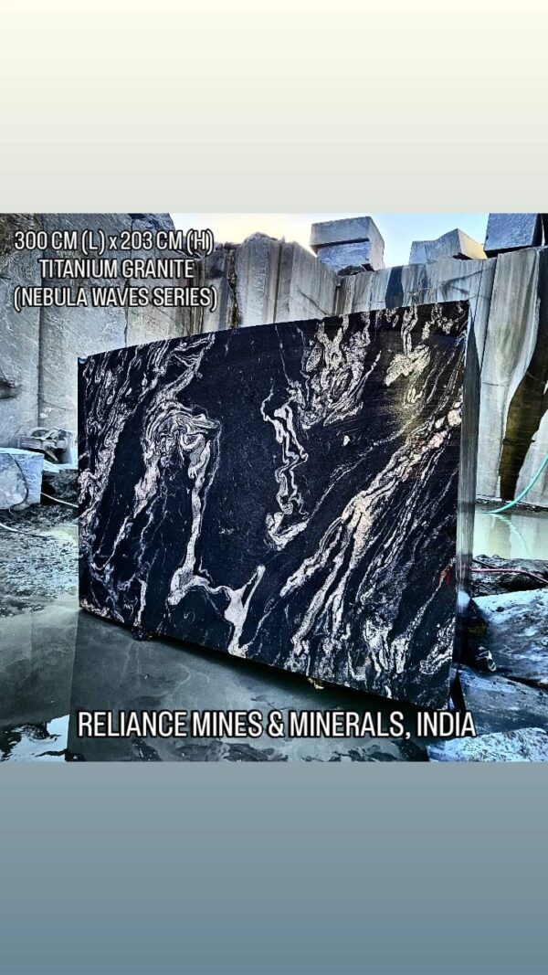 Product Overview: Reliance Titanium Black & Forest Black Granite is a luxurious natural stone celebrated for its striking black background enriched with flowing golden and white veins. Mined from our owned quarry, this granite represents strength, elegance, and timeless beauty — making it a preferred choice for high-end architectural and interior projects across the globe. Each block is a unique creation of nature, offering unmatched character and visual depth. Technical Specifications: Title Reliance Titanium Black & Forest Black Granite Block Stone Type Granite Block Type Gangsaw Block Block Size 300 CM x 180 CM x 180 CM (LXWXH) Color Deep Black with Gold & White Veins Surface Finish Options Wire Saw Cut Density 2960-3000 kg/m3 Compressive Strength 200-250 MPa Water Absorption 0.2%-0.3% Hardness (Mohs) 6 to 7 Porosity Low Origin India Applications Slabs, Countertops, Flooring, Wall Cladding, Interior Key Features: Elegant Aesthetic Appeal: Deep jet-black background enhanced by golden and silver waves — a naturally luxurious look. Superior Strength & Durability: Excellent structural integrity and long-term performance in varied climates. High Polish Retention: Achieves exceptional gloss and mirror-like reflection after finishing. Consistent Texture: Uniform color and grain suitable for large-scale architectural applications. Versatile Application Range: Perfect for multiple interior purposes. Low Maintenance: Resistant to stains, scratches, and moisture, ensuring lasting beauty with minimal upkeep. Export-Grade Blocks: Carefully selected and cut for optimal slab yield and international market standards. Recommended Uses: Kitchen Countertops & Islands Luxury Flooring & Staircases Hotel Lobbies & Reception Areas Wall Cladding & Facades Memorials & Monuments Designer Furniture Tops Why Choose Reliance Titanium Black Granite and Forest Black Granite? Our granite is preferred by export buyers because of: Natural white veins and attractive deep black surface Zero crack, high strength and durability, suitable for projects & reprocessing Consistent Gang Saw block sizes Strict quality checks for each block before shipment Reliable and stable long-term supply Export Capabilities & Payment Terms: We provide smooth, professional export handling with: Payment Options: L/C at sight (Letter of Credit at sight) D/P (Documents Against Payment) T/T advance (if preferred by the buyer) Shipping Documents Provided: Bill of Lading (BL) Commercial Invoice Packing List Certificate of Origin Other documents as per buyer requirements Shipping Price Options: FOB (Indian Port) CNF (any destination port globally) Our logistics team ensures timely loading, documentation, and shipment coordination for a hassle-free experience. About Reliance Mines & Minerals We have a strong presence in the global stone industry, regularly exporting to China, Germany, USA, Oman, and Qatar . Our team is experienced in international trade procedures, ensuring professional communication and smooth cooperation with all partners. We Welcome Your Inquiry If your company is seeking a reliable supplier for premium Titanium black & Forest black granite blocks, we would be pleased to offer quotations, block photos, videos and quarry videos and further details. We look forward to establishing a long-term and successful business relationship with your esteemed company. More About Reliance Titanium Black & Forest Black Granite: Reliance Titanium Black & Forest Black Granite combines natural elegance with engineering excellence. Its bold veins and premium polish bring sophistication to any architectural space, while its robust physical properties ensure durability even in demanding environments. Each block is meticulously extracted and inspected to meet international export quality benchmarks. Reliance Mines & Minerals specializes in the sales and global export of premium granite blocks and slabs. With years of experience in the stone industry, we have established a strong presence in international markets. We are committed to delivering top-quality granite with timely and reliable shipments to major ports worldwide. Our dedicated sales and logistics team is highly skilled in managing export documentation, container loading, and shipping procedures, ensuring a smooth and hassle-free experience for our clients. At the heart of our business is a focus on excellence, professionalism, and customer satisfaction, making us a trusted partner for granite buyers around the globe. 印度 花岗岩 块料 泰坦黑 花岗岩 印度 森林黑 花岗岩 印度 印度 花岗岩 块料, 印度 出口 花岗岩 块, 印度花岗岩原石 中国进口 India granite block Titanium Black granite India Forest Black granite India Granite Blocks Titanium Black Granite Reliance Titanium Black Granite Titanium Black Granite Slabs Polished Titanium Black Granite Bookmatch Titanium Black Granite Titanium Black Granite Exporters India Titanium Black Granite Suppliers Titanium Black Granite Manufacturers Exotic Black Granite with White Veins Deep Black Granite Slabs Mirror Polished Granite Luxury Granite for Interior Walls Natural Stone for Modern Architecture High Gloss Granite Panels Bookmatched Granite Wall Design Black Granite for Hotel Lobby & Flooring Designer Granite Slabs for Projects Indian Granite Exporters Premium Granite from India Granite Slabs for Export Worldwide Granite Supplier Natural Stone Exporter from India Wholesale Granite Supplier Black Granite for Construction & Interiors Architectural Granite Stone Supplier Custom Cut Granite Slabs Export Granite for Wall Cladding Granite for Flooring Granite for Kitchen Countertops Granite for Hotel & Commercial Projects Interior Stone Cladding Luxury Stone for Architects & Designers Black Forest Granite supplier Black Forest Granite manufacturer Black Forest Granite exporter Black Forest Granite quarry Black Forest Granite wholesaler Black Forest Granite seller Buy Black Forest Granite blocks Buy Black Forest Granite slabs Black Forest Granite for flooring Black Forest Granite for countertops Black Forest Granite for wall cladding Black Forest Granite price per sqm Black Forest Granite bulk supplier Black Forest Granite block exporter Black Forest Granite slab manufacturer Black Forest Granite quarry owner Black Forest Granite wholesale price Black Forest Granite large quantity supplier Black Forest Granite custom sizes Black Forest Granite supplier India Black Forest Granite manufacturer India Black Forest Granite exporter India Black Forest Granite quarry India Black Forest Granite supplier [Your City/State] Black Forest Granite international exporter Premium Black Forest Granite supplier Natural Black Forest Granite stone High quality Black Forest Granite slabs Black Forest Granite direct from quarry Black Forest Granite blocks for export Black Forest Granite polished slabs Black granite stone supplier Natural granite stone exporter Indian black granite manufacturer Granite blocks and slabs exporter Dimension stone granite supplier Nebula Wave Granite Stone Manufacturer Export Quality Blocks Supplier Quarry Reliance Mines India Titanium Black Granite Stone Manufacturer Export Quality Blocks Supplier Quarry Reliance Mines India Cosmic Black Granite Stone Manufacturer Export Quality Blocks Supplier Quarry Reliance Mines India Marquina Black Granite Stone Manufacturer Export Quality Blocks Supplier Quarry Reliance Mines India Black Forest Granite Stone Manufacturer Export Quality Blocks Supplier Quarry Reliance Mines India #TitaniumBlackGranite #RelianceGranite #IndianGranite #GraniteExporter #LuxuryGranite #GraniteSupplier #BlackGranite #NaturalStoneIndia #GraniteSlabs #GraniteBookmatch #InteriorDesignStone #ArchitecturalStone #PremiumGranite #GraniteExport #GraniteDesigns #reliancemines #granite #marble #stone #quarry #forestblackgranite
